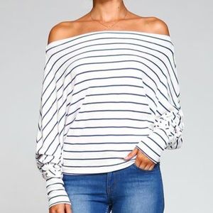 Off the Shoulder Stripe